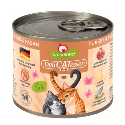 GRANATAPET DeliCATessen Turkey and pheasant - nat kattenvoer - 200g