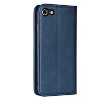 Casecentive Leren Wallet case iPhone 7 / 8 / SE 2020 blauw - thumbnail