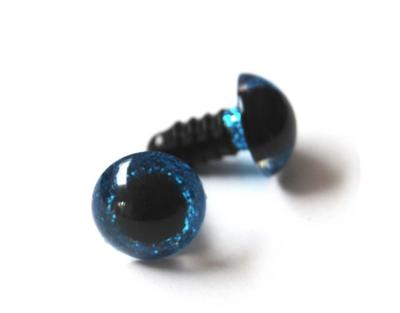 Ogen sparkle blauw - 15 mm