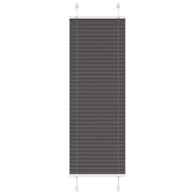 VidaXL Plissé rolgordijn 40x150 cm stofbreedte 39,4 cm polyester zwart VidaXL Plissé rolgordijn 40x150 cm stofbreedte 39,4 cm polyester zwart