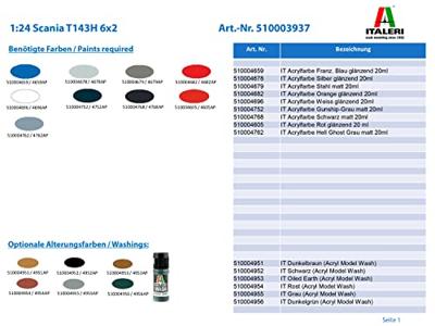 Italeri 1/24 Scania T143H 6x2 Italeri 1/24 Scania T143H 6x2