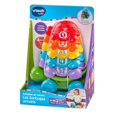 Babyspeeltje Vtech 17,5 x 11,5 x 24 cm Schildpad Regenboog