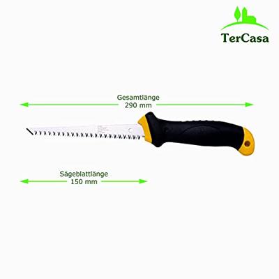 TerCasa JU-998504 Handzaag Blad 15 cm Zwart/Geel