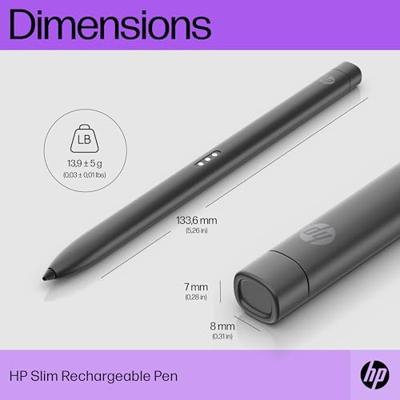 HP Slim Pen Digitale pen Herlaadbaar Zwart