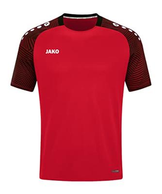 JAKO 6122 T-Shirt Performance - Rood/Zwart - 4XL - thumbnail