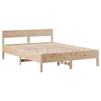 Bedframe zonder matras massief grenenhout 140x200 cm