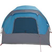 Tent 4-persoons waterdicht blauw - thumbnail