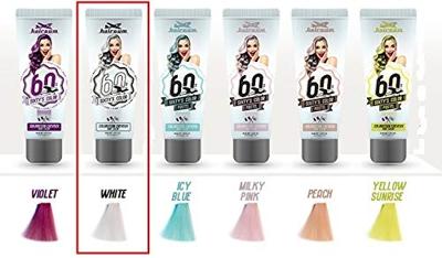 Hairgum Semi Permanent Color Sixty's Color White 60ml Hairgum Semi Permanent Color Sixty's Color White 60ml