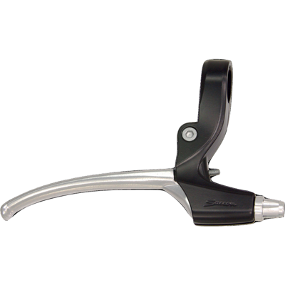 Saccon remgrepenset v-brake 3-vinger alu zw/zilver l21a5l3p0