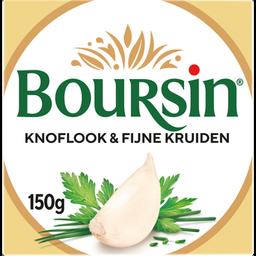 Boursin Garlic & Herbs Roomkaas 150 g bij Jumbo Boursin Garlic & Herbs Roomkaas 150 g bij Jumbo