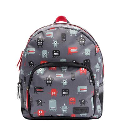 Zebra Trends rugzak Wild Monsters grijs
