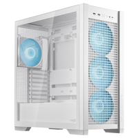 Asus TUF Gaming GT302 ARGB Midi-tower PC-behuizing Wit 4 voorgeïnstalleerde ventilators, Geïntegreerde verlichting, Stoffilter, Zijvenster - thumbnail