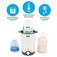 NUK Thermo 3in 1 Babyvoedsel verwarmer Wit, Zwart - thumbnail