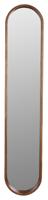 ZILT Ovale Spiegel 'Rania' Rubberhout, 120 x 24cm - thumbnail