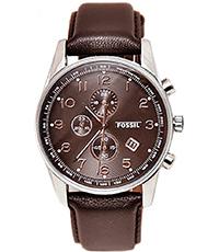 Horlogeband Fossil FS4762 Leder Bruin 24mm Horlogeband Fossil FS4762 Leder Bruin 24mm
