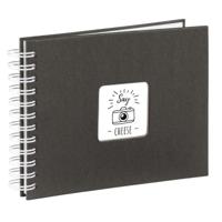 Hama spiraalalbum fine art 24x17 cm 50 witte pagina&apos;s zwart - thumbnail