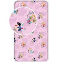Disney Princess Hoeslaken Pink - Eenpersoons - 90 x 200 cm - Multi - thumbnail