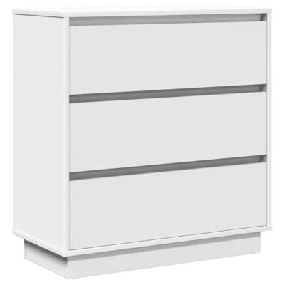 Nachtkastje met lade met Wit 71 x 34,5 x 75 cm Bewerkt hout