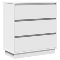 Nachtkastje met lade met Wit 71 x 34,5 x 75 cm Bewerkt hout - thumbnail