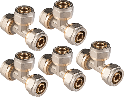 Cornat Vrs T-Stuk 16X16X16Mm 5St Ms-Ni - VRS670617N