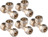 Cornat Vrs T-Stuk 16X16X16Mm 5St Ms-Ni - VRS670617N - thumbnail