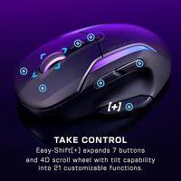 Turtle Beach Kone II Air muis Gamen Rechtshandig RF-draadloos + Bluetooth Optisch 26000 DPI - thumbnail