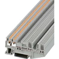 Phoenix Contact 3212390 Doorgangsserieklem 3.5 mm Snelaansluiting Grijs 50 stuk(s)