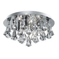 Searchlight Plafond kroonluchterHanna 35cm chroom met kristal - 3304-4CC - thumbnail