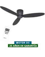 CasaFan ECO PLANO II 132 BG-BG WiFi Flügel lack basaltgrau Plafondventilator 28 W (Ø x h) 132 cm x 160 mm Basaltgrijs Met afstandsbediening, Timer, Met - thumbnail