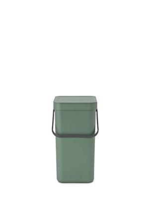Brabantia Sort & Go Afvalemmer 16 Liter Grijs - thumbnail