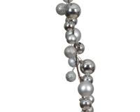 Slinger kunststof l6b6h180 cm zilver kerst Decoris - Decoris - thumbnail