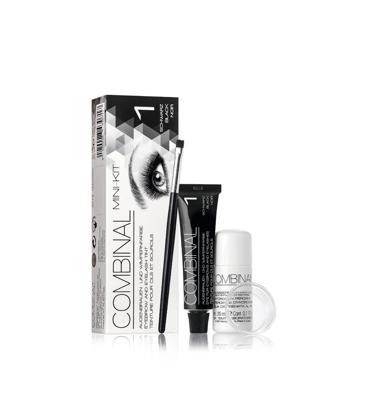 Combinal Wenkbrauwen wimperverf kit zwart 1 Set Combinal Wenkbrauwen wimperverf kit zwart 1 Set