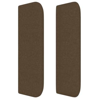 Boxspring met matras stof donkerbruin 180x200 cm