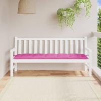 VidaXL Tuinbankkussen 180x50x7 cm oxford stof roze - thumbnail
