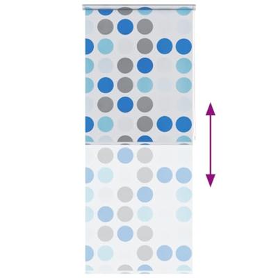 VidaXL Rolgordijn voor douche 80x240 cm cirkel VidaXL Rolgordijn voor douche 80x240 cm cirkel