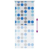 Rolgordijn voor douche 80x240 cm cirkel - thumbnail