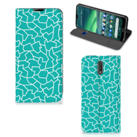 Nokia 2.3 Bookcase Cracks Blue - thumbnail