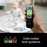 Braun ThermoScan 7 Infrarood koortsthermometer Voorverwarmde meetpunt - thumbnail