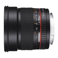 Samyang MF 85 mm F1,4 AS IF UMC voor Canon EF - full-frame portretlens voor Canon EF/EF-S Mount, geschikt voor APS-C, handmatige focus, voor DSLR Canon camera's EOS 6D Mark II, 1Dx Mark III - thumbnail