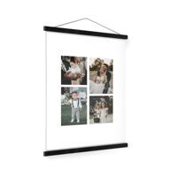 Gepersonaliseerde poster met zwarte posterhanger 40x60 - thumbnail