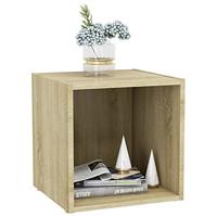 Tv-meubelen 4 st 37x35x37 cm bewerkt hout sonoma eikenkleurig - thumbnail