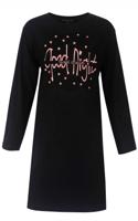 Temptation dames nachthemd lange mouw "Good Night" - thumbnail