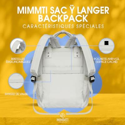 Mimmti NanaBeebi Luiertas lichtgrijs