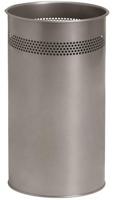 Papierbak brasq 21 liter rvs zilver - thumbnail