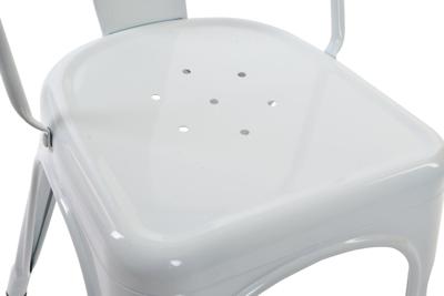 Stoel DKD Home Decor Wit Metaal 53 x 45 x 85 cm