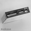 Akasa AK-ICR-07 Externe geheugenkaartlezer USB-A 2.0 Zwart - thumbnail