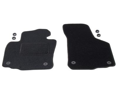 Automatten voorzijde - zwart stof - VW Golf 5 2003-2008