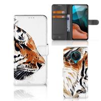 Hoesje Xiaomi Poco F2 Pro Watercolor Tiger - thumbnail