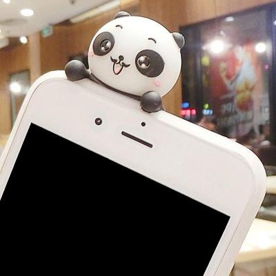 Voor iPhone 6 Plus & 6s Plus baard Panda patroon 3D mooie Papa Panda Dropproof back cover beschermhoes