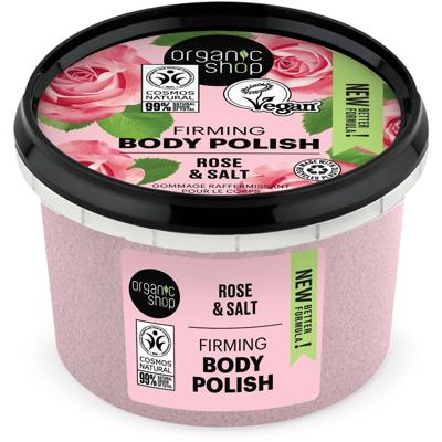 Organic shop organic shop firming body polish rose and salt 250 ml Organic shop organic shop firming body polish rose and salt 250 ml